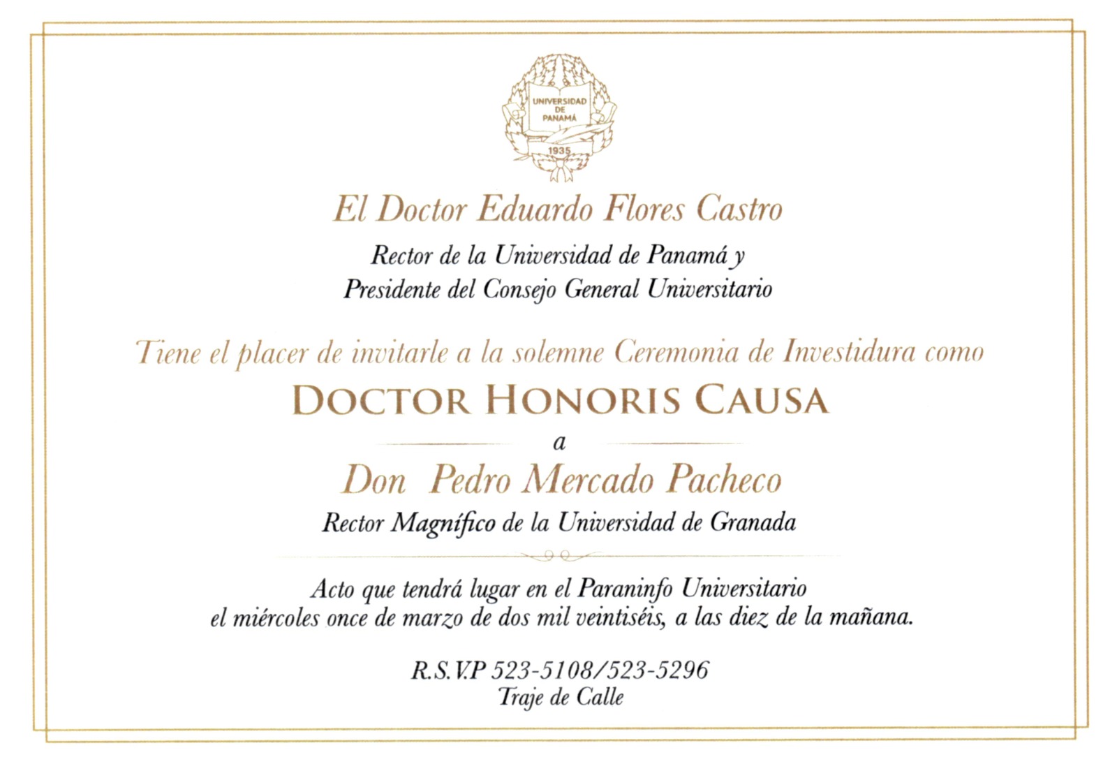 Honoris Causa 2026